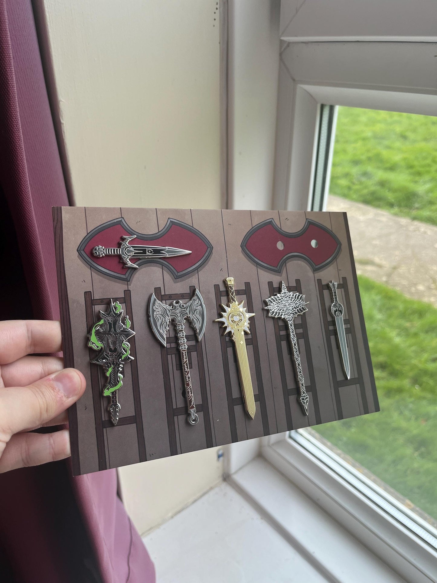 7 Piece weapon set Daedric artefacts