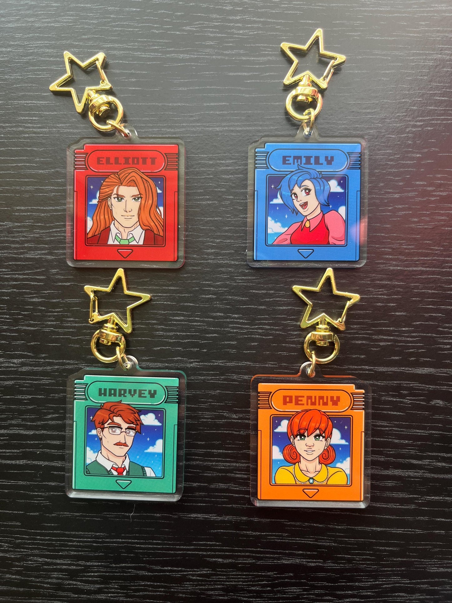 STARDEW VALLEY Acrylic Key ring - Nintendo game-boy