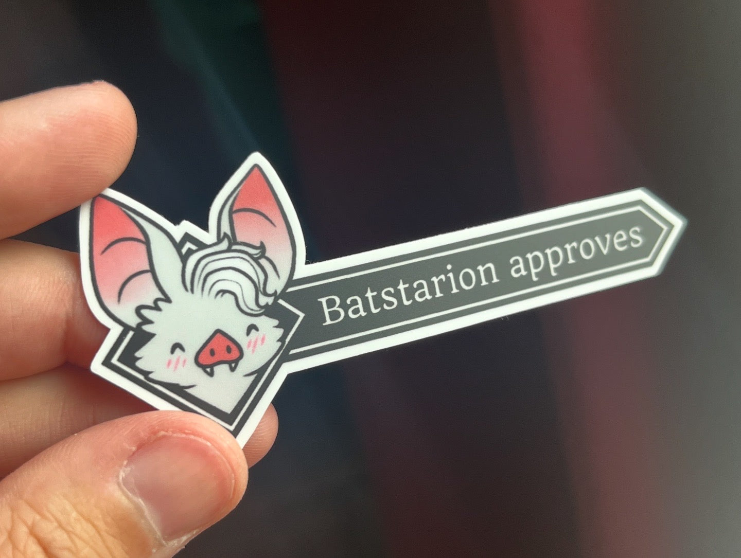 Astarion Bat approval sticker