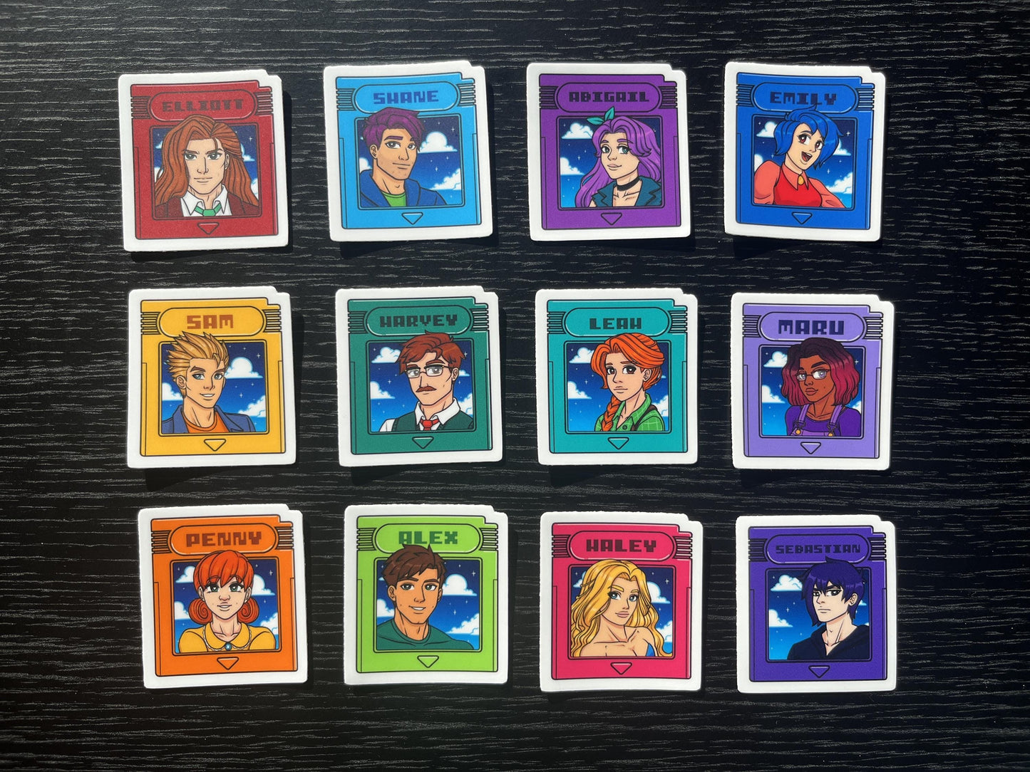 STARDEW VALLEY Matt Vinyl Sticker - Nintendo game-boy