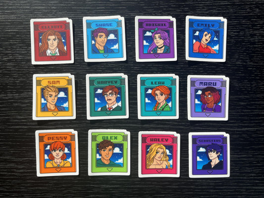 STARDEW VALLEY Matt Vinyl Sticker - Nintendo game-boy