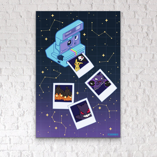 Pokemon Polaroid print - Ghost type