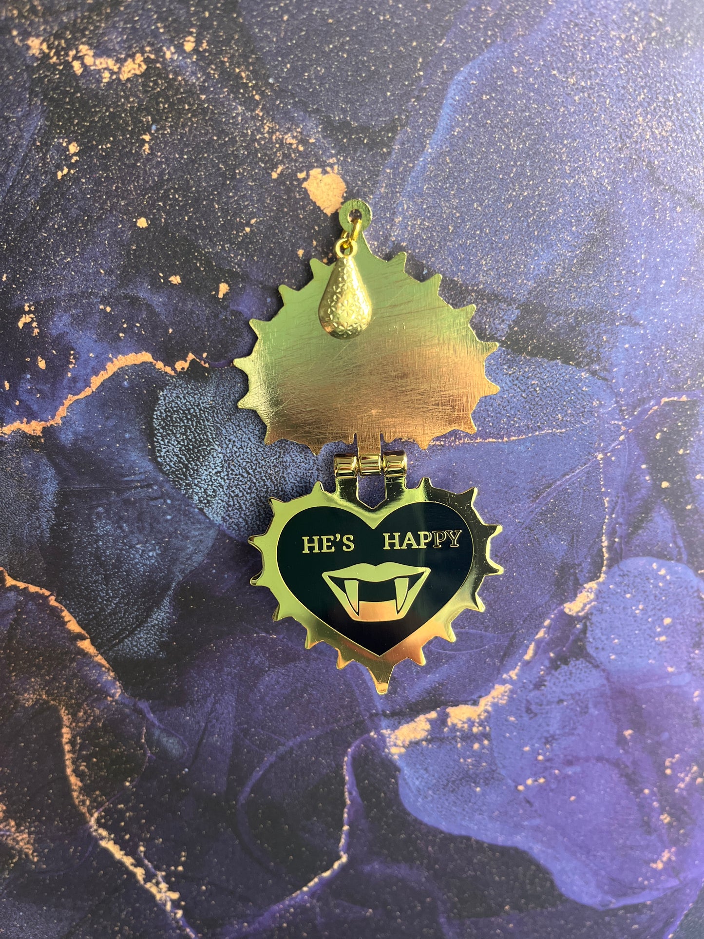 Astarion hinged pin - Bloodless & He's happy