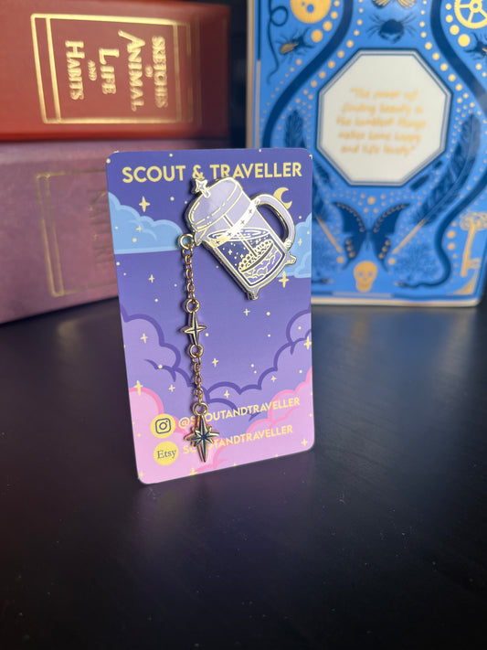 Celestial teapot Pin - French Press