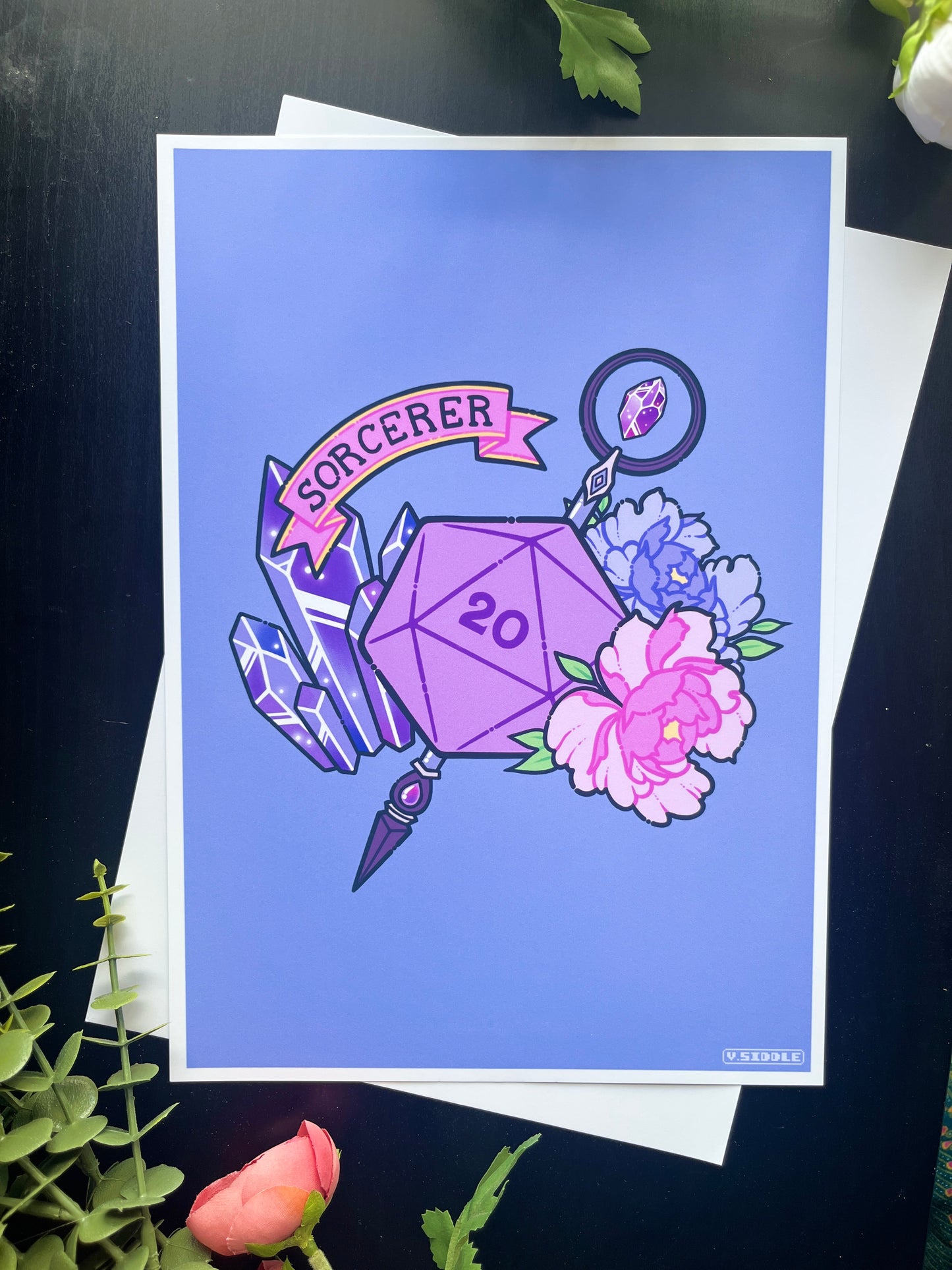 DnD Class Prints A4 - SORCERER - magical girl inspired