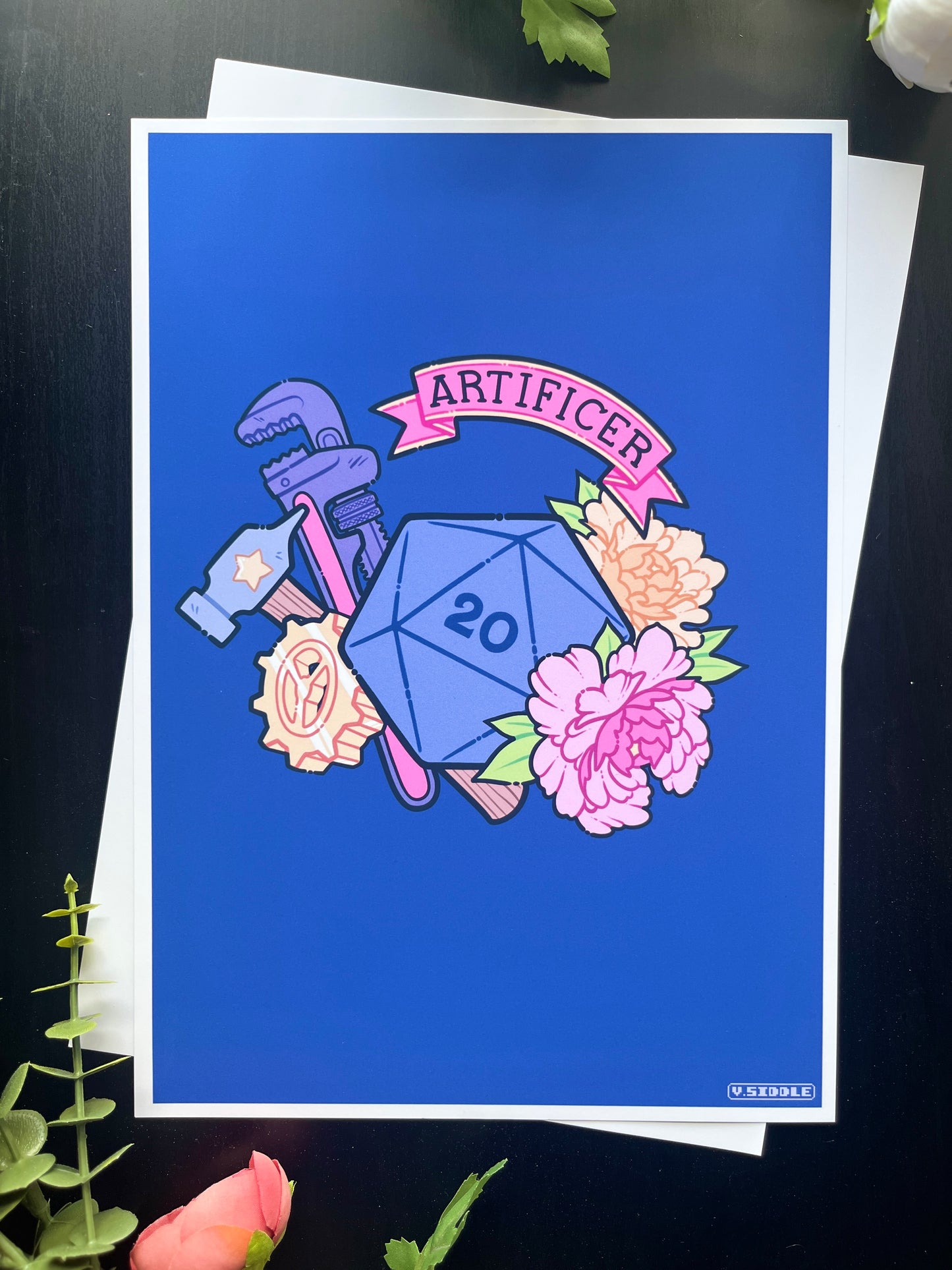DnD Class Prints A4 - ARTIFICER - magical girl inspired