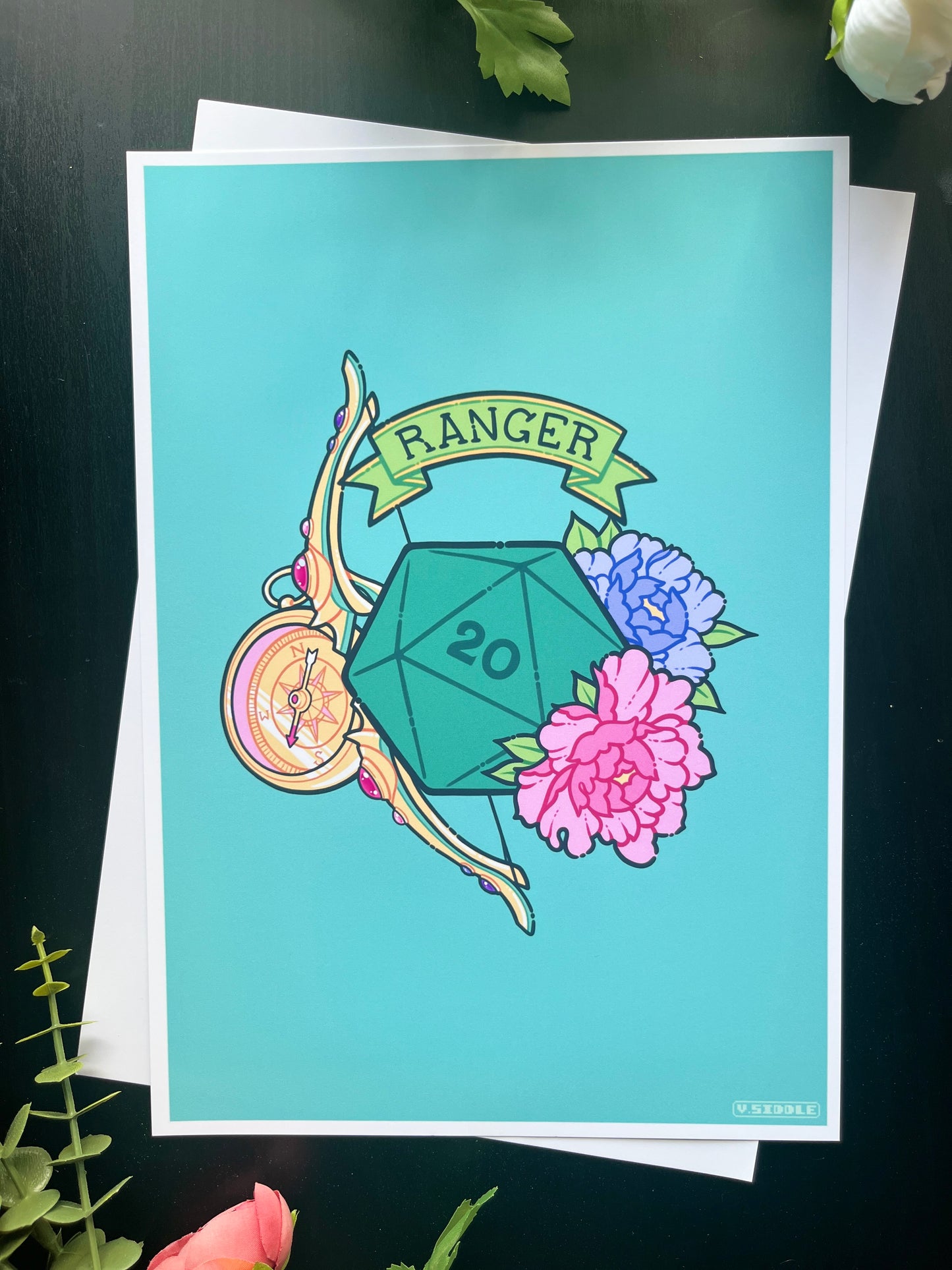 DnD Class Prints A4 - RANGER - magical girl inspired