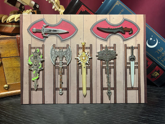 7 Piece weapon set Daedric artefacts