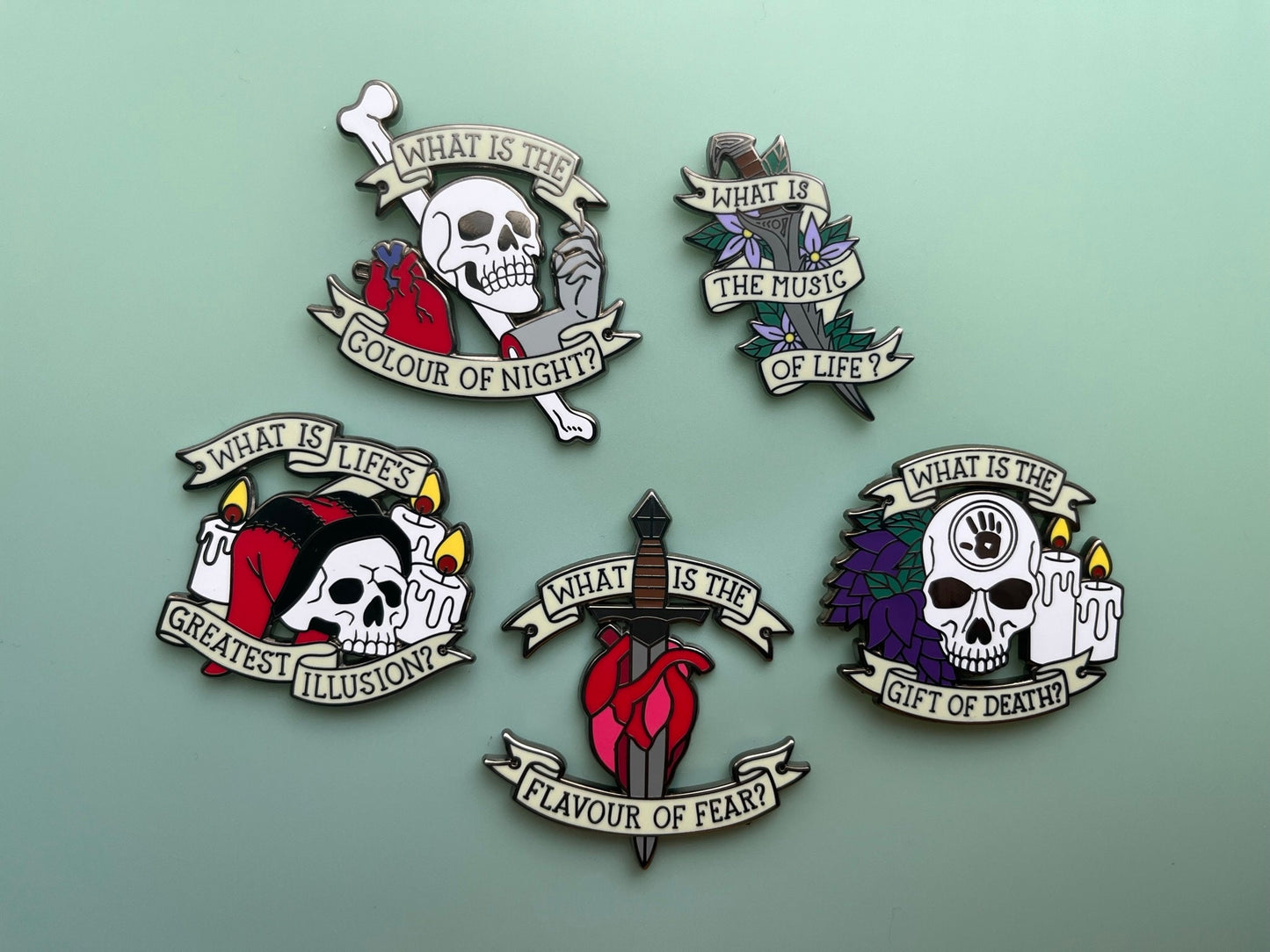 DARK BROTHERHOOD pin badges