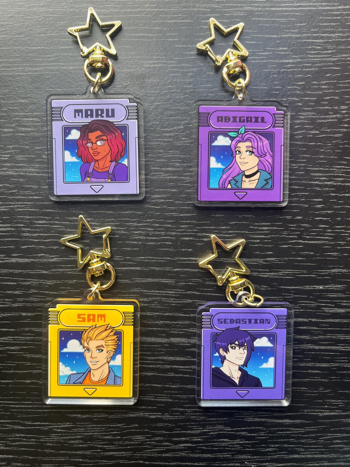 STARDEW VALLEY Acrylic Key ring - Nintendo game-boy