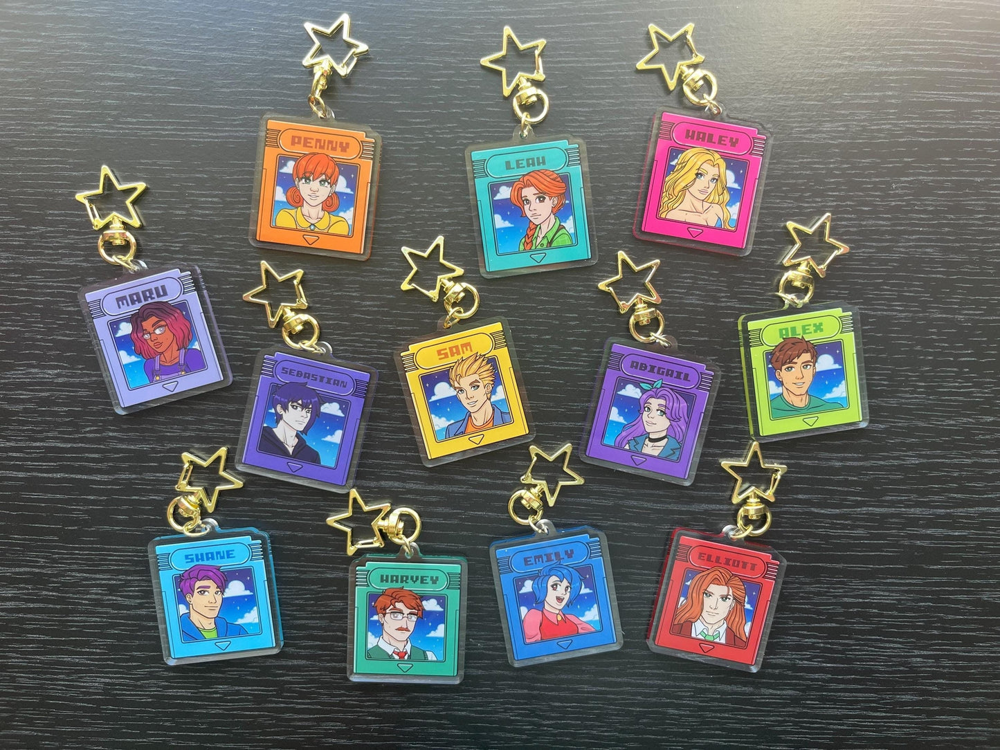 STARDEW VALLEY Acrylic Key ring - Nintendo game-boy