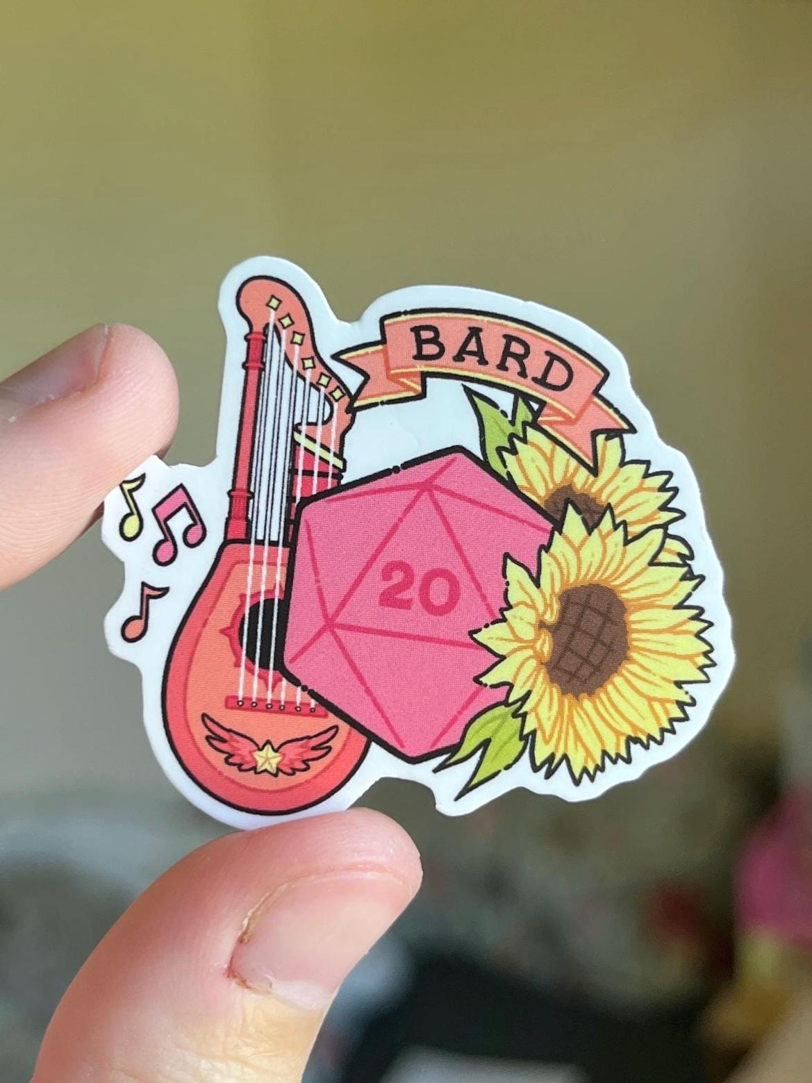 DnD class stickers - Magical Girl inspired - MATT