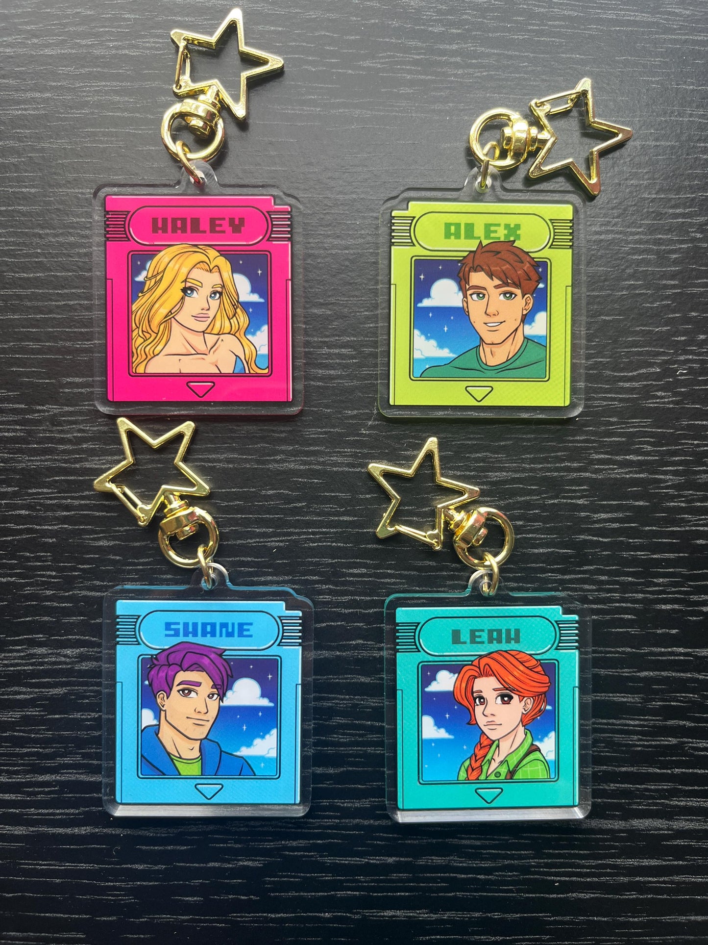 STARDEW VALLEY Acrylic Key ring - Nintendo game-boy