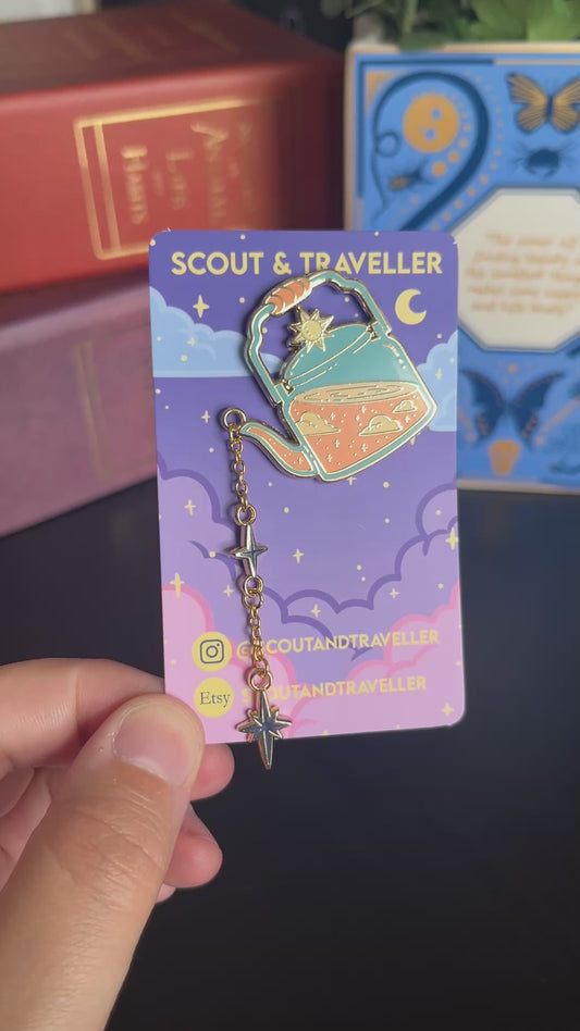 Celestial teapot Pin - Sunset